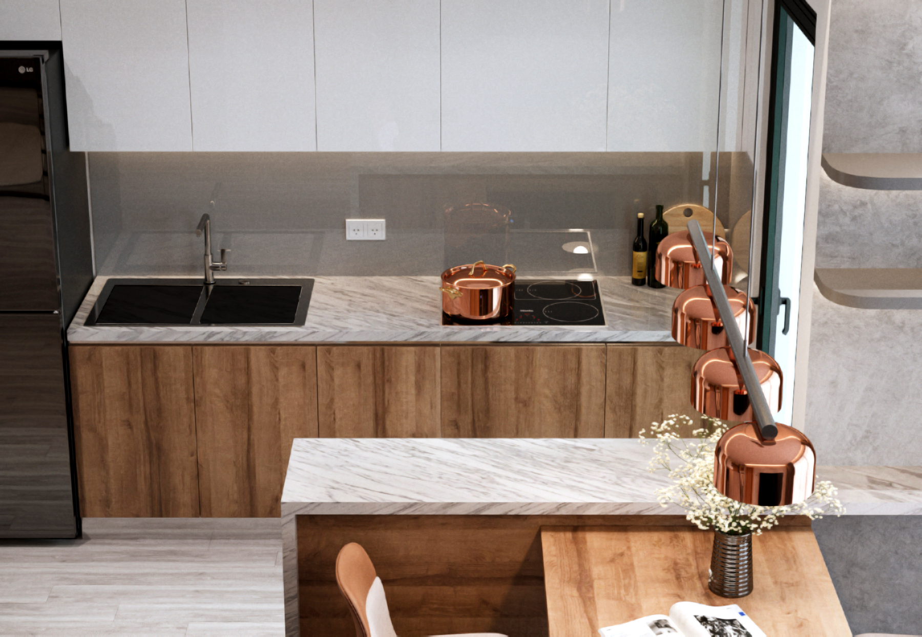 <h3><strong>CARRARA WHITE</strong></h3>
<p>Được đánh giá cao từ thời xa xưa vì độ trắng phi thường của nó, với màu hơi xanh và xám nhẹ, gợi lên đế chế La Mã và thời Phục Hưng.</p>
<p>Không chất liệu nào so sánh được vẻ sang trọng, quý phái và chất lượng cao, biến không gian thành nội thất tinh tế và khác xa với bất cứ điều gì có thể tưởng tượng được.</p>
<p> </p>